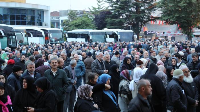 Düzce’de hacı adayları dualarla gönderildi