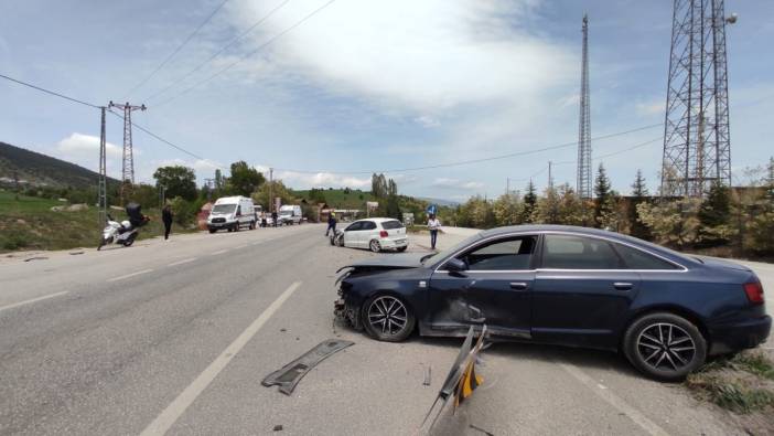 Karabük’te iki araç birbirine girdi: 3 kişi yaralandı
