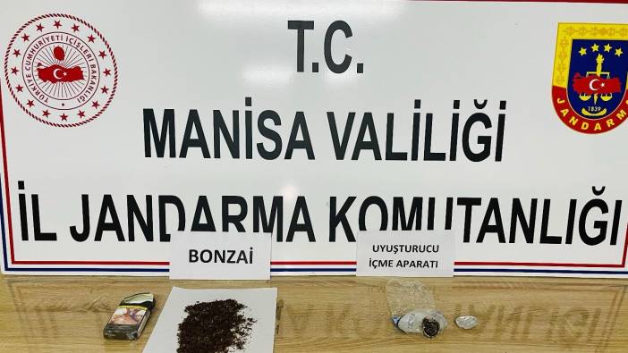 Manisa’da bir araçtan bonzai çıktı