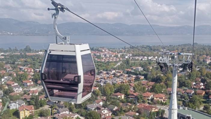 Ruhsatsız teleferik mühürlendi