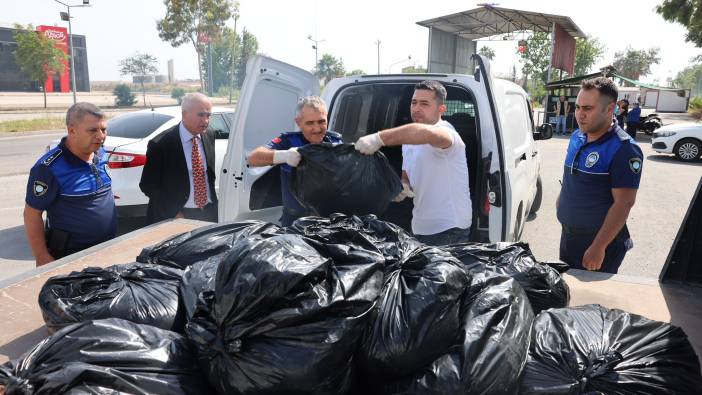 Mersin'de kilolarca kaçak et imha edildi