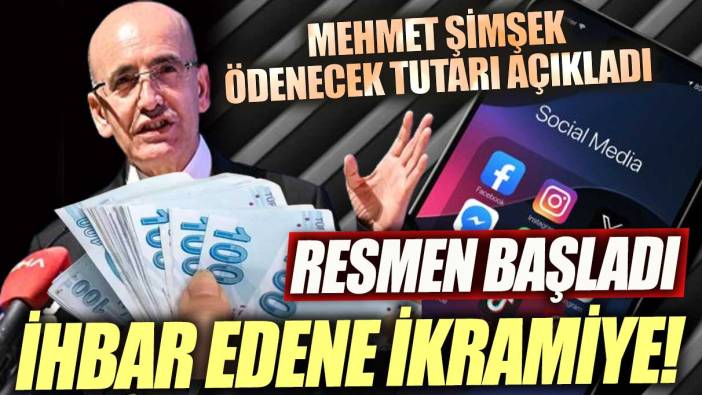 İhbar edene ikramiye dönemi resmen başladı! Şimşek ödenecek tutarı açıkladı