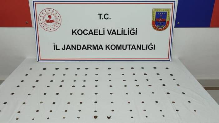 Kocaeli’de tarihi objeler ele geçirildi