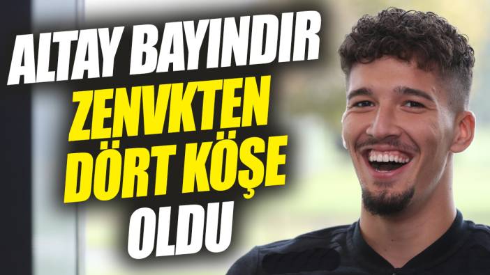 Altay Bayındır zevkten dört köşe oldu