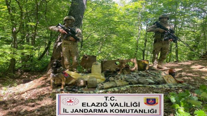 Elazığ'da EYP malzemeleri ele geçirildi