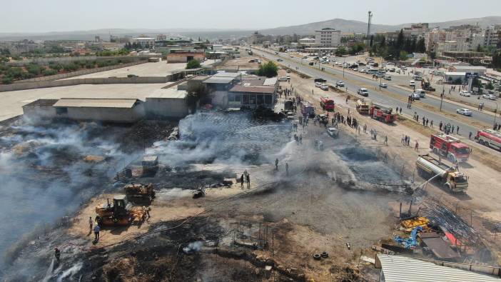 Gaziantep’te işyerinde yangın