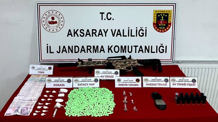 Aksaray’da zehir taciri tutuklandı