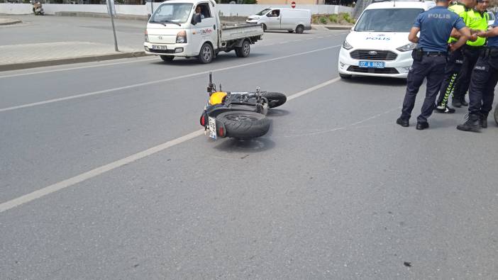 Antalya’da motosikletler çarpıştı: 1 yaralı