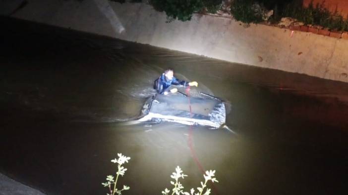 Babasından izinsiz aldığı otomobille sulama kanalına uçtu: 2 ölü