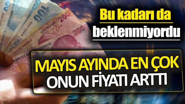 Mayıs ayında en çok onun fiyatı arttı 'Bu kadarı da beklenmiyordu'