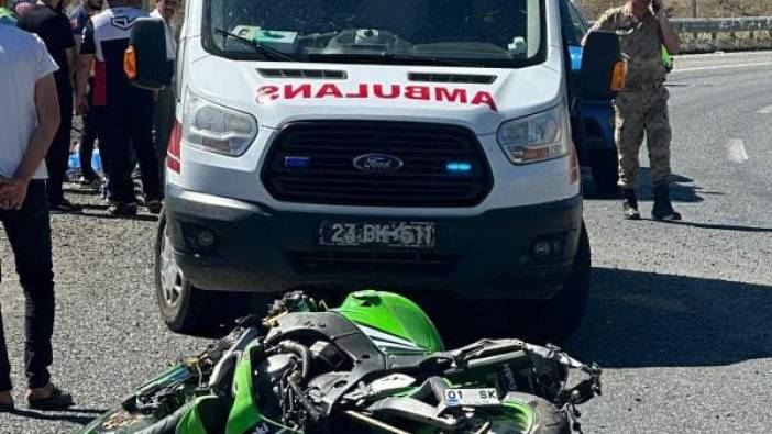 Elazığ’da motosiklet devrildi: 1 ölü