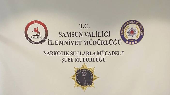 Samsun'da uyuşturucu operasyonu: 1 gözaltı