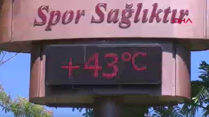 Termometreler Adana'da 43 dereceyi gördü