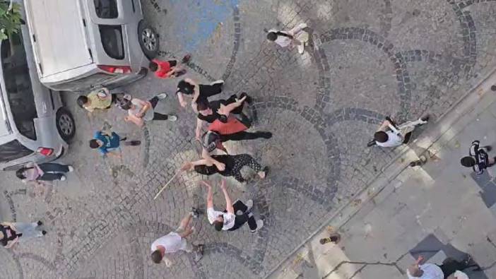 Çocukların kavgasına anneler de dahil olunca ortalık karıştı