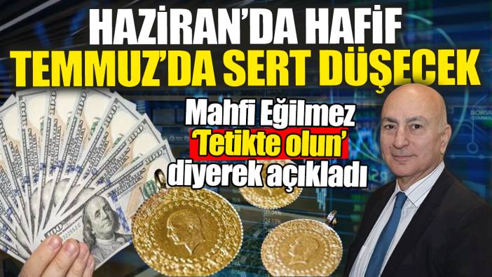 Mahfi Eğilmez 'Tetikte olun' diyerek uyardı: Haziranda hafif temmuzda sert düşecek