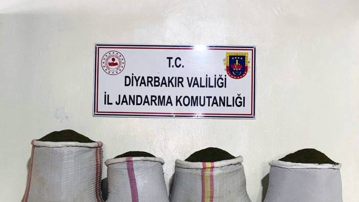 Diyarbakır'da kilolarca esrar ele geçirildi