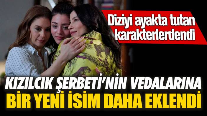 Kızılcık Şerbeti’nin vedalarına bir yeni isim daha eklendi! Diziyi ayakta tutan karakterlerdendi