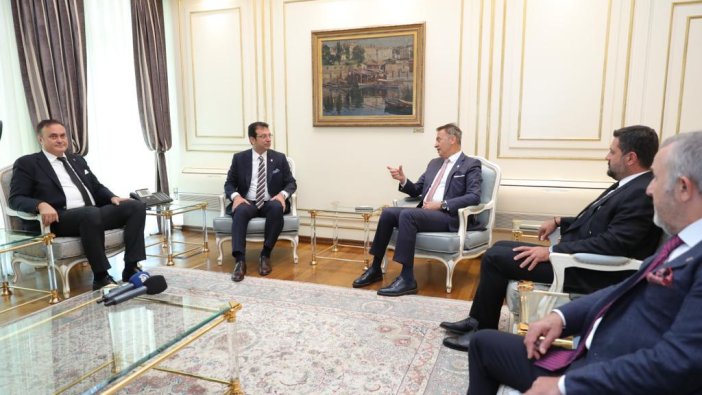 Beşiktaş'tan İmamoğlu'na tebrik ziyareti