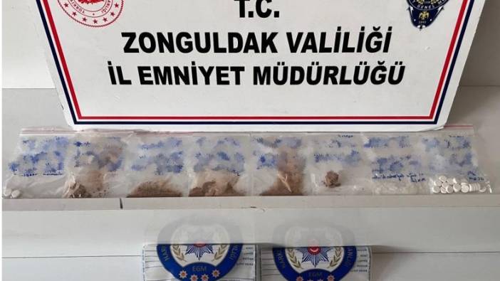 Zonguldak'ta narkotik operasyonu: 3 tutuklama