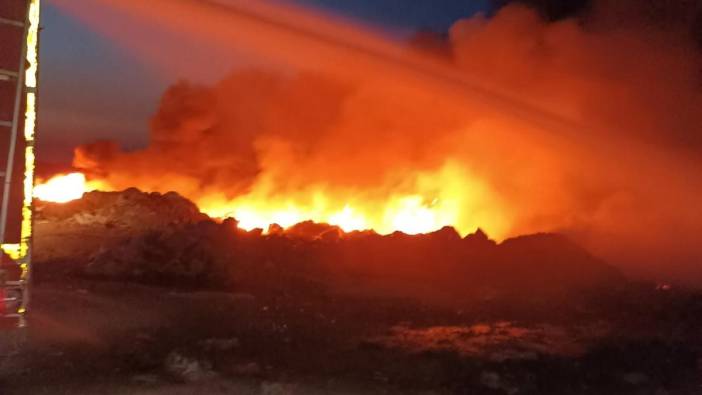 Hatay'da anız yangını