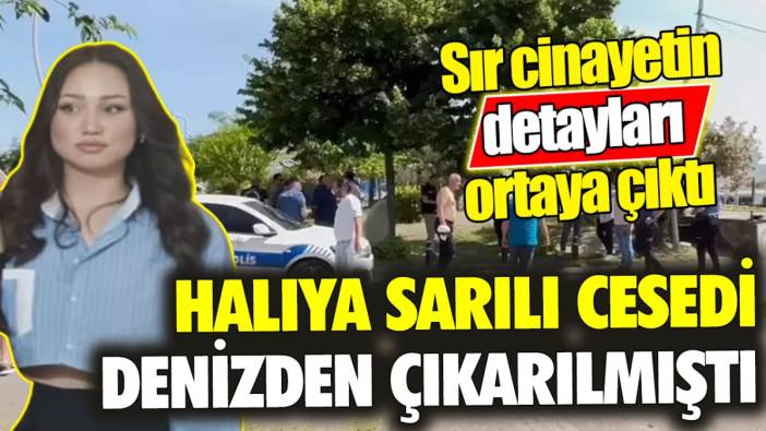 Halıya sarılı cesedi denizden çıkarılmıştı ‘Sır cinayetin detayları ortaya çıktı’