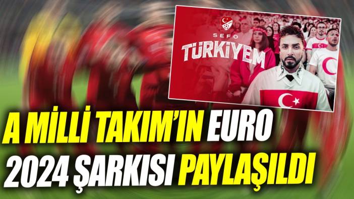 A Milli Takım’ın EURO 2024 şarkısı paylaşıldı
