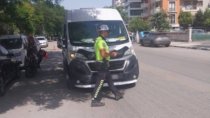 Manisa'da 4 işçi servisi trafikten men edildi