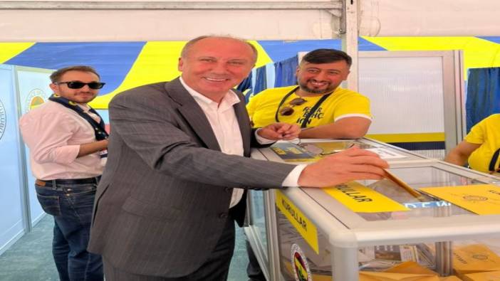 Muharrem İnce Fenerbahçe'nin yeni başkanını seçmek için oy kullandı