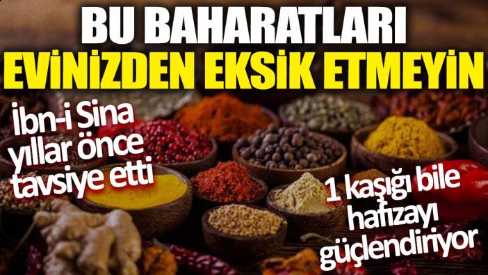 İbn-i Sina yıllar önce tavsiye etti! 1 kaşığı bile hafızayı güçlendiriyor