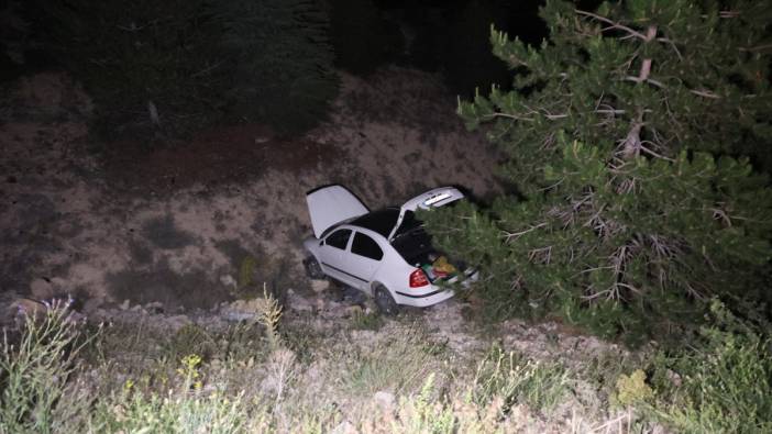 Uçurumdan araçla uçtu, "Buradan olduğu gibi indim" dedi