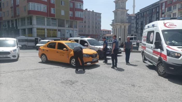 Tekirdağ'da taksi ile motosiklet çarpıştı: 1 yaralı