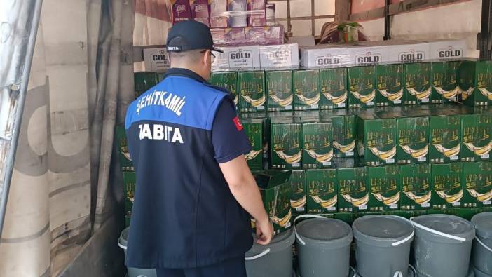 Gaziantep’te binlerce litre zeytinyağı ele geçirildi