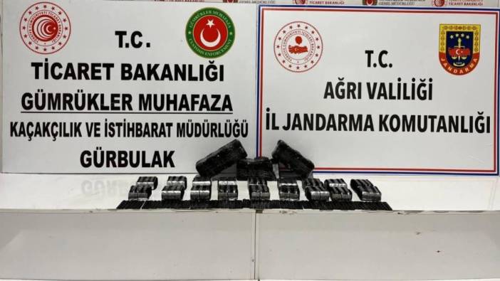 Doğubayazıt'ta uyuşturucu operasyonu: 13 bin 180 adet uyuşturucu hap ele geçirildi