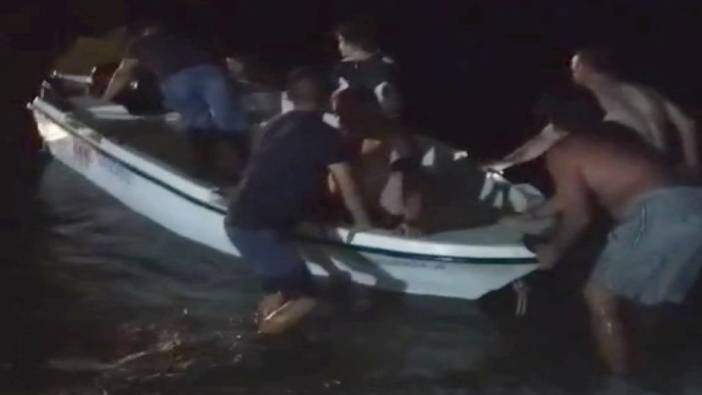 Denizin ortasında can pazarı: Zamanla yarıştılar