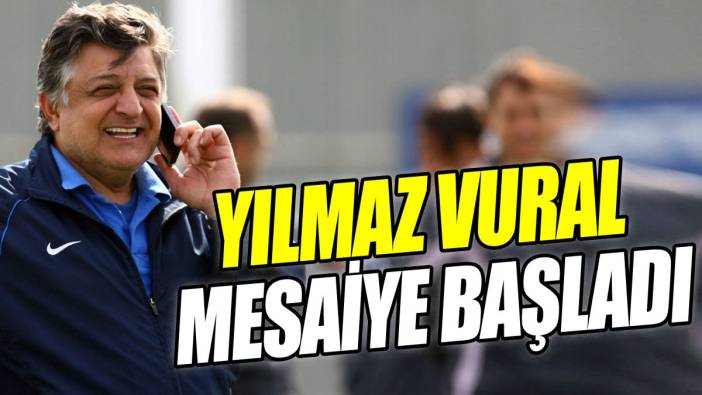 Yılmaz Vural mesaiye başladı