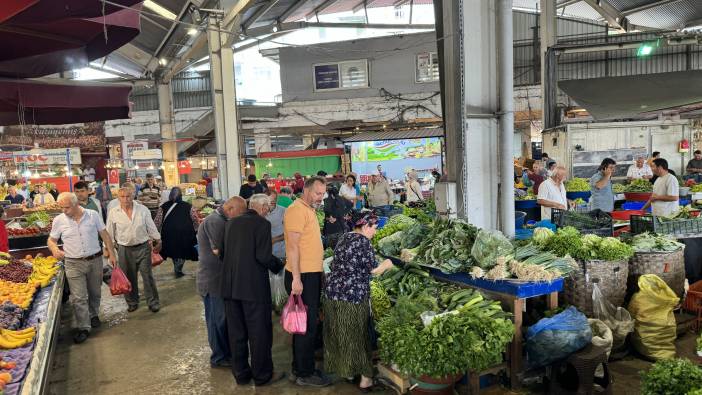 Zonguldak'ta halk pazarları bayram öncesi hareketlendi