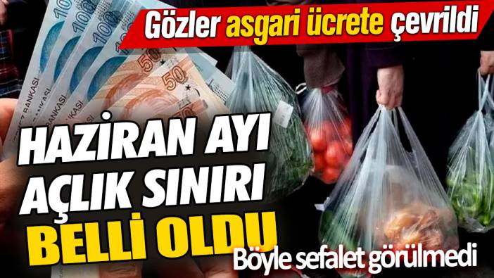 Haziran ayı açlık sınırı belli oldu: Böyle sefalet görülmedi! Gözler asgari ücrete çevrildi