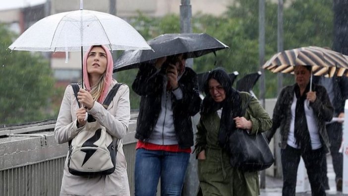 Meteorolojiden sağanak uyarısı