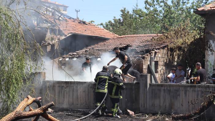 Kayseri'de tüp deposunda yangın