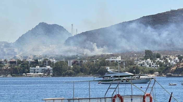 Muğla'da iki farklı yerde başlayan yangın söndürüldü