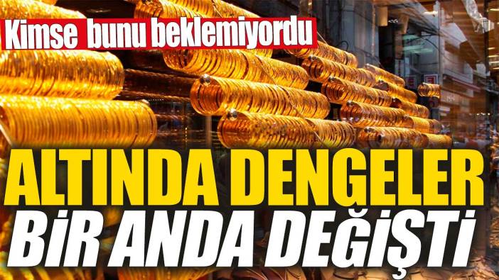 Altında dengeler bir anda değişti! Kimse  bunu beklemiyordu