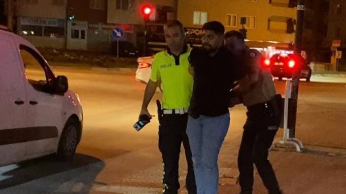 Polisleri gören şahıs motosikleti bırakıp kaçtı