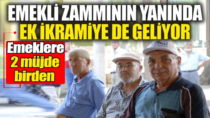 Emeklilere 2 müjde birden: Emekli zammının yanında ek ikramiye de geliyor