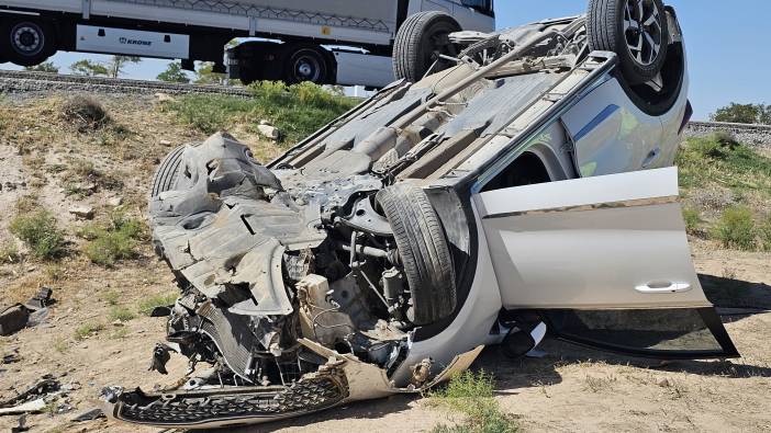 Aksaray’da otomobil takla attı: 2'si çocuk 3 yaralı