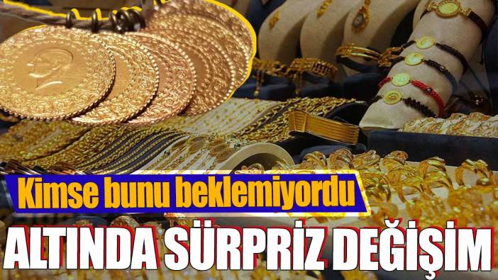 Altında sürpriz değişim! Kimse bunu beklemiyordu