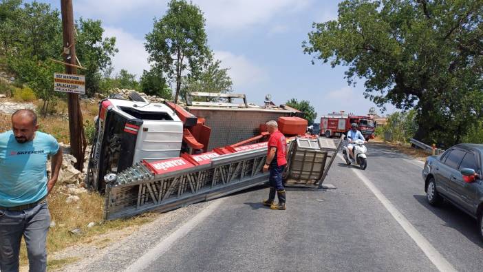 Mersin'de trafik kazası: 1 yaralı