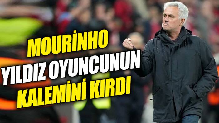 Mourinho yıldız oyuncunun kalemini kırdı