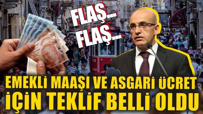Son dakika... Emekli maaşı ve asgari ücret için teklif belli oldu