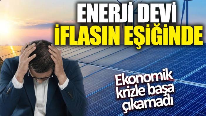 Enerji devi iflasın eşiğinde: Ekonomik krizle başa çıkamadı
