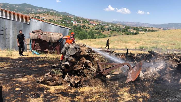 Bingöl’de korkutan yangın